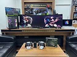 Game 2.4GHz Kablosuz Çift Kol 3500 Oyunlu Retro 4K Oyun Konsolu