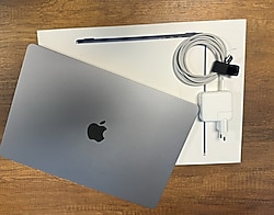 MACBOOK AIR 15' M3 16 GB RAM + KORUMA KILIFI - TERTEMİZ ÇİZİKSİZ+KUTULU FATURALI