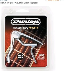 Dunlop 83CN Trigger Akustik Gitar Kaposu – Profesyonel Kapo