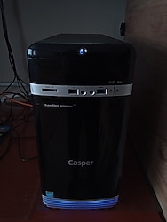 İntel 4 Çekirdek İşlemci + 8GB RAM + 9800GT PC Casper Kasa