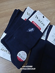🧦 Wazze Classic Socks koyu lacivert – Sıfır Ürün 📌 Ürün Kodu: 190 Kaliteyi ayağında hissetmek isteyenlere özel! Şık ta