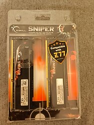 G.SKILL 2X4 -8GB DDR3 1600 MHZ RAM