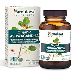 Himalaya Organic Ashwagandha Stress Boost Energy 670 MG 60 Tablet