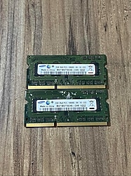 SAMSUNG 2X2 4 GB DDR3 1333 NOTEBOOK RAM