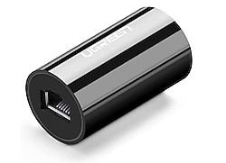 SIFIR ÜRÜN Ugreen RJ45 SİYAH Ethernet Kablo Birleştirici Ara Aparat Cat5 Cat5e Cat6 Cat7 Kablosu için Baseus vb Uzatıcı