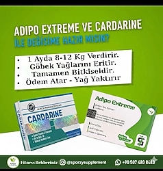 ADİPO EXTREM VE CARDARİNE ( SIFIR ÜRÜN )