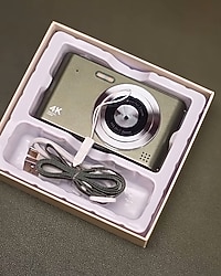 Dijital Kamera 1080P&4K Video 48MP Yeşil 64GB (SIFIR)