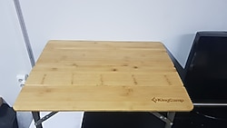 Kingcamp Bamboo 65x50 cm S Katlanır Kamp Masası