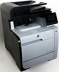 HP LaserJet Pro 400 M476dw Yüksek kapasite RENKLİ Çit taraflı yazdırma Wi-Fi Yenilenmiş, İKİNCİ EL
