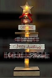 ahşap ledli çam ağacı obje