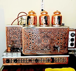 Sıfır Sistem bakır çay kazanı 2 yıl garantili