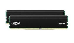 Crucial 64GB (2x32GB) DDR4 3200MHz CL22 UDIMM Soğutuculu PC Ram
