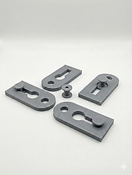 4'lü Kaymaz Yatak Çarşaf Gerdirici Klips Seti + 4 Metre Lastik