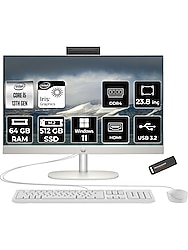 HP Proone 240 G10 Intel Core I5 1335U 64GB 512GB SSD 23.8" Fhd Windows 11 Pro All In One Bilgisayar