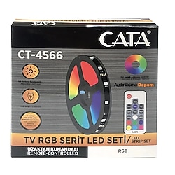 Cata 3 Metre Usb Tv Led RGB (USB GİRİŞLİ)