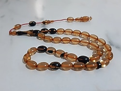 3 Adet Hediyelik Kehribar Tesbih