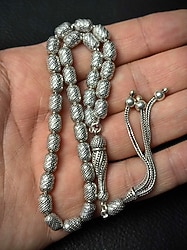 Füzyon Model 925 Ayar Gümüş Tesbih