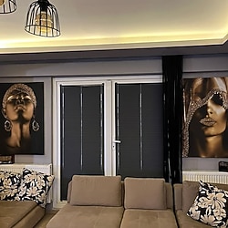 Katlanır Antrasit Renk Plise Perde Cam Balkon ve Ev Perdesi Premium Serisi ( Askılı Veya Vidalı)