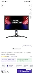 Lenovo 280 Hz Gaming Monitör