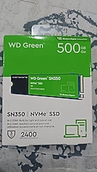 Western Digital Green SN350 WDS500G2G0C PCI-Express 3.0 500 GB M.2 SSD
