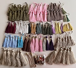 TOPTAN PÜSKÜL ÇEŞİTLERİ KALİTELİ İPEK PÜSKÜLLER