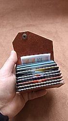 --sıfır ürün-- HAKİKİ DERİ AKORDİYON KARTLIK