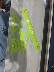 4'lü Cetvel Seti ve Pergel