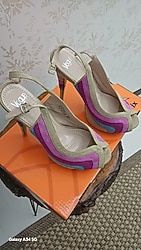 Vouge abiye topuklu kadın ayakkabı