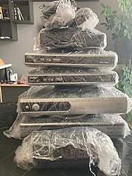 7 adet uydu alıcısı 5 adet masaüstü 2 adet ufak tiplerden