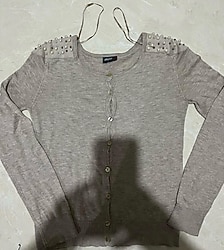 Dilvin kadın omuz aparatlı bluz