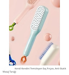 #Kendi Kendini #Temizleyen #Otomatik #Tuşlu #Saç #Tarağı #Dolaşık #Açıcı #Anti-Statik Saç #Masaj tarağı #osmaniye #adana