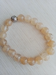 Dogal taş bileklik 10 mm sıtrın tsşi