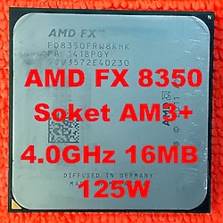 AMD FX-8350 Sekiz Çekirdek 4.00 GHz/4.20GHz İşlemci CPU/işlemci (ÜCRETSİZ KARGO)