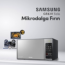 Samsung GE83X 23 lt Siyah Mikrodalga Fırın (Et Pişirme Özellikli)