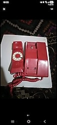 wintage çevirmeli telefon