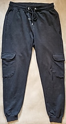 TRENDYOL MAN Siyah Erkek Regular Fit 5 Cep Eşofman Altı