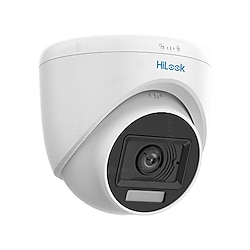 HILOOK 2Mpix, 2.8mm Lens, 20Mt Gece Görüşü, Color Vu, Dahili Mikrofon, Dome Kamera