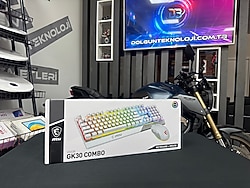MSI Vigor GK30 Combo RGB Beyaz Kablolu Oyuncu Klavye Mouse Seti