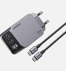 UGREEN NEXODE PRO 65 w 3 port gan hızlı şarj aleti