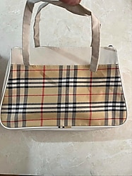 Trendyol kadın krem zeminli çanta sıfır