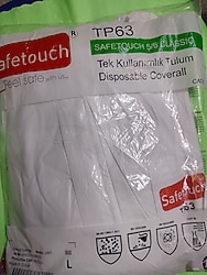 Safetouch TP63 Tek Kullanımlık Yüksek Koruyucu Tulum 250 TL.236