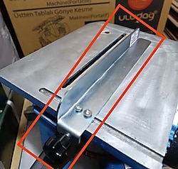 Gönye kesme üst tabla siperi DEMİR