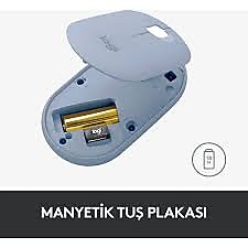 Loghitech Pebble m350 Açık Mavi