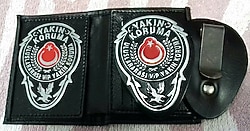 HARIKA.YAKIN KORUMA ROZETLI CÜZDANI v KEMER ROZETI AL.SADECE YAKIN KORUMA KIMLIK KARTLI PERS.SATILIR.SIVILE SATILMAZ