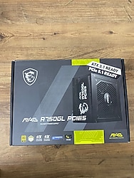 MSI MAG A750GL PCIE5 750W 80+ GOLD POWER SUPPLY