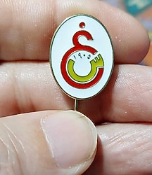 OSMANLICA GALATASARAY SPOR KULÜBÜ, MİNELİ YAKA İĞNESİ / ROZET, ÇİL