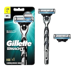 Gillette Mach3 Tıraş Makinesi + 2 Yedek Tıraş Bıçağı