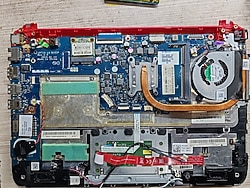 HP Pavilion x360 Convertible TPN-C115 ZPT10 LA-B151P REV: 1.0 ANAKART KLAVYE SOĞUTUCU VS