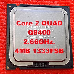 INTEL Q8400 4 ÇEKİRDEKLİ 1333MHz. İşlemci TEMİZ/SORUNSUZ/KARGO BEDAVA