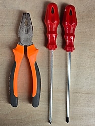 Pense 180mm freed ve 5x150 düz ve yıldız tornavida seti